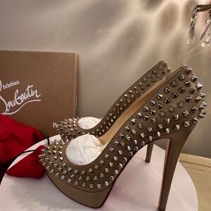 CHRISTIAN LOUBOUTIN Bianca Spikes - SIZE 9